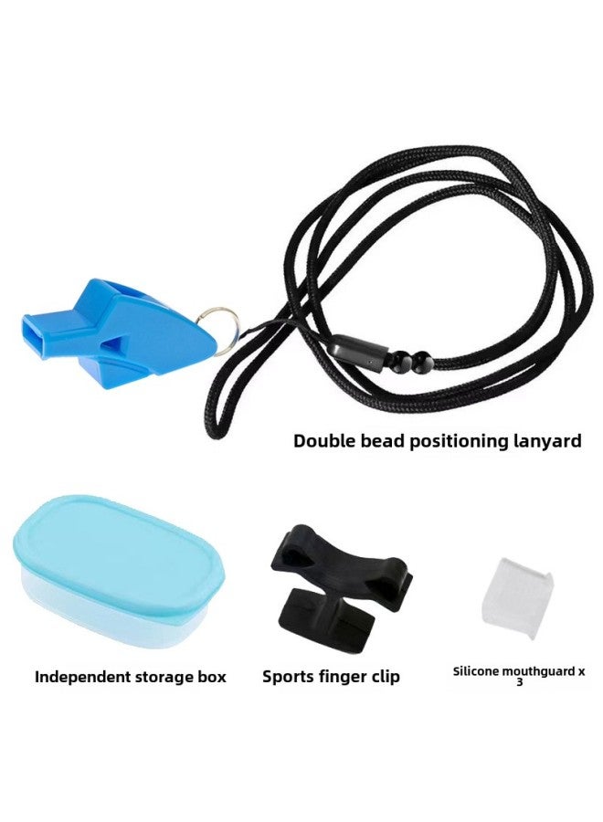Generic Whistle Dolphin Whistle Referee Special Outdoor Training Treble Life-saving Survival Basketball Physical Education Teacher Professional Whistle-Color:Blue - Image 1