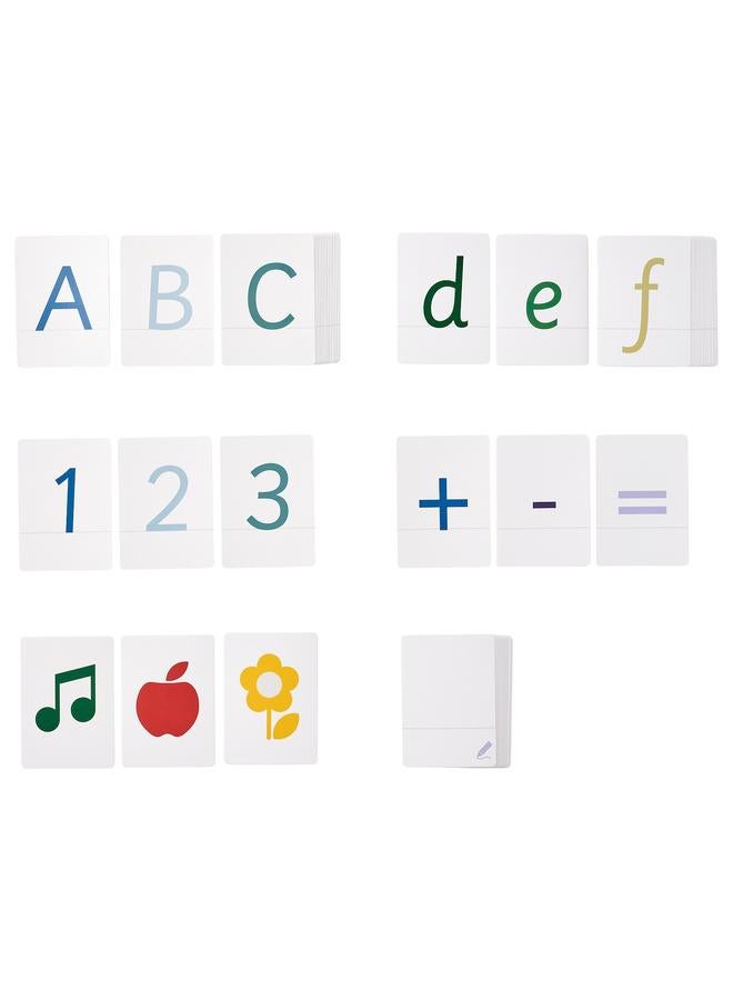 Zaboon Cards W Letters, Numbers, Signs - Image 1