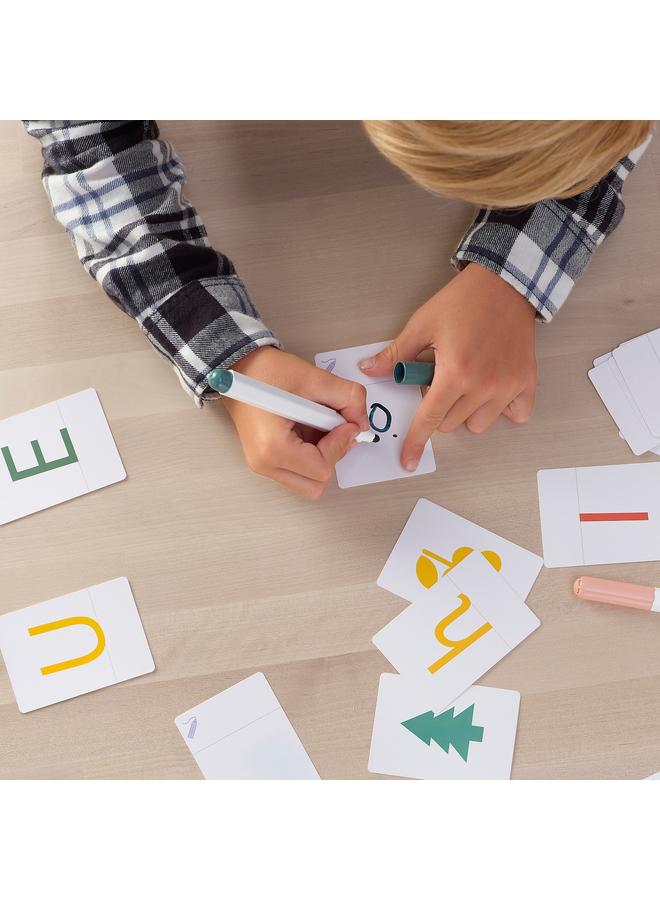 Zaboon Cards W Letters, Numbers, Signs - Image 4