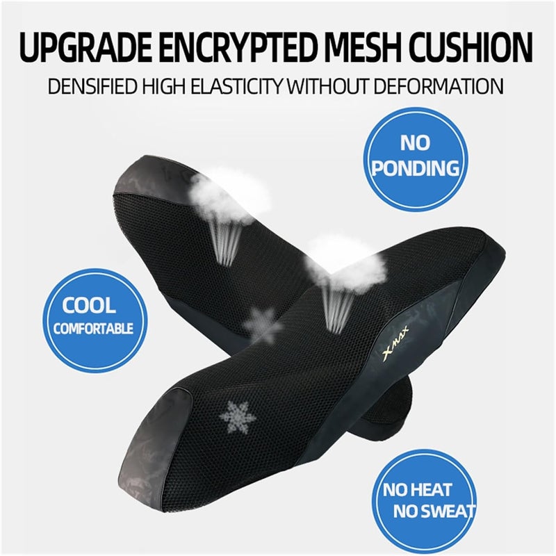 Vuzmode Motorcycle Seat Cover for Yamaha XMAX Series - Image 2