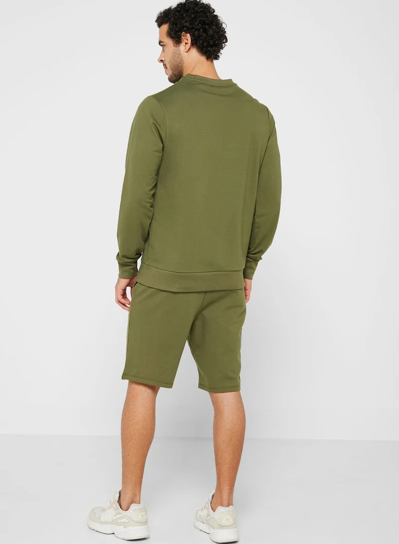Seventy Five Basics Sweater Shorts Co-Ord Set