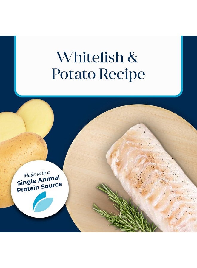 Blue Buffalo Basics Grain-Free Dry Cat Food, Skin & Stomach Care, Limited Ingredient Diet for Indoor Cats, Whitefish & Potato Recipe, 5-lb. Bag - Image 4