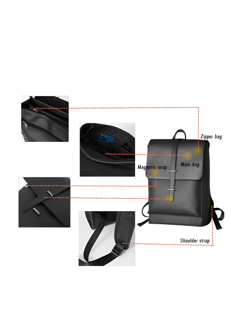 Skycare - Skycare Sturdy Commuter Backpack for Work, 15.6 inch Laptop Bag for Men Women Working Business Traveling GYM - Image 1