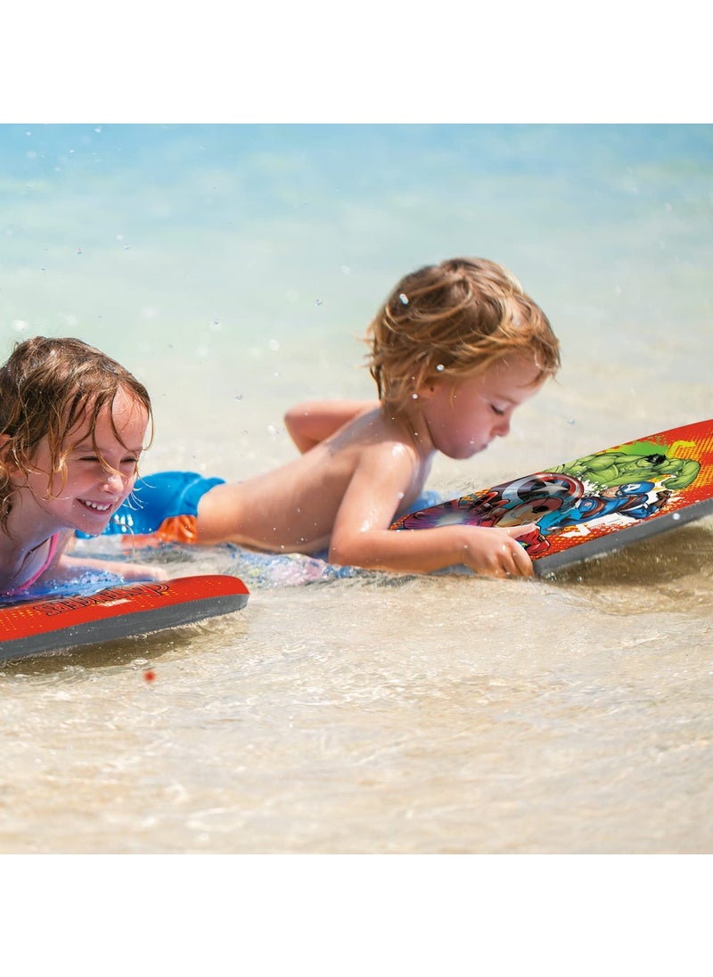 MONDO Mondo Body Board Avengers 84cm | Surf Board for Kids | Lighweight Floats | Foam Board for Kids and Adults | Perfect for Beach and Pool  - Image 3