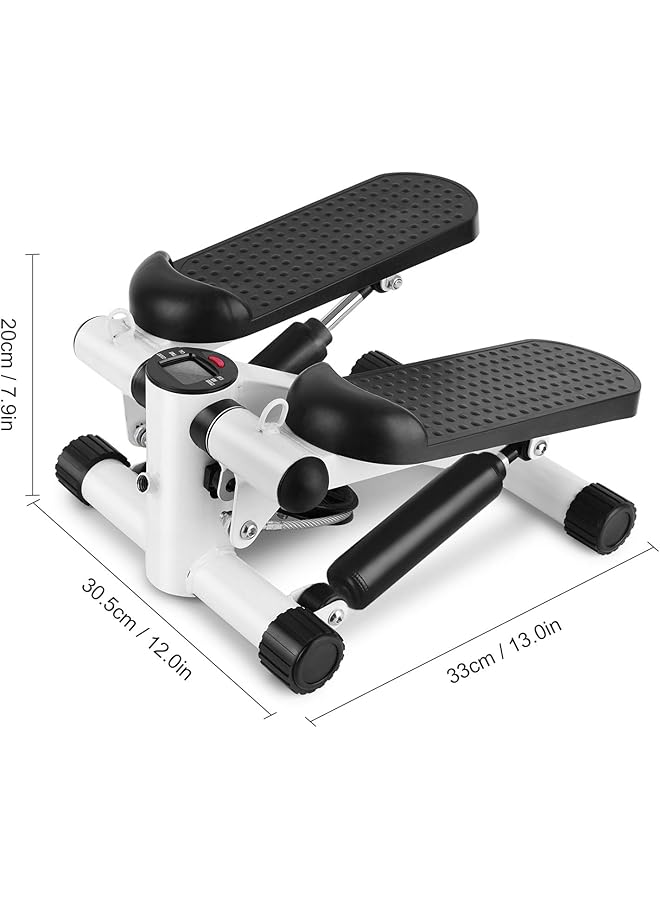 ANDOER Stepper Mini Fitness Twist Stepper Electronic Display Home Exercise Equipment With Resistance Bands - Image 2