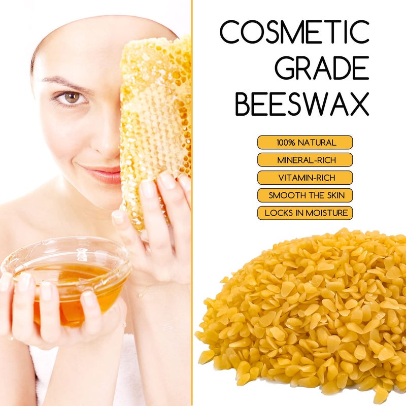 TRINIDa Beeswax Pellets 2LB(32 oz), 100% Organic Yellow Bees Wax for DIY Candles, Beeswax for Candle Making, Skin, Body, Face, and Hair Care, Lotions, DIY Creams, Lip Balm and Soap Making Supplies - Image 3