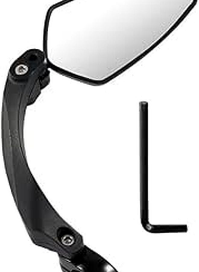 360 Rotatable ABS Bike Handlebar Mirror Reflective Safety Right Side for Mountain Road Bikes - Image 1