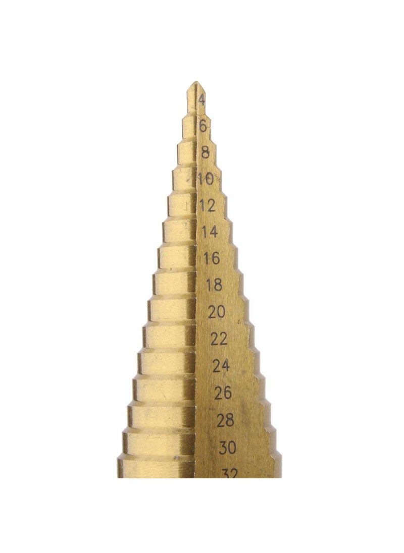SHB SHB 3X HSS Drill Bit Steel Large High Speed Steel MultiFunctional HSS Titanium Coated Drilling ToolHole Cutter Titanium Set 4122032mm  - Image 1