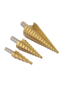 SHB SHB 3X HSS Drill Bit Steel Large High Speed Steel MultiFunctional HSS Titanium Coated Drilling ToolHole Cutter Titanium Set 4122032mm  - Image 3