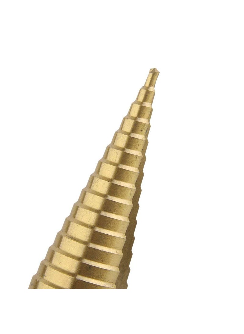 SHB SHB 3X HSS Drill Bit Steel Large High Speed Steel MultiFunctional HSS Titanium Coated Drilling ToolHole Cutter Titanium Set 4122032mm  - Image 2