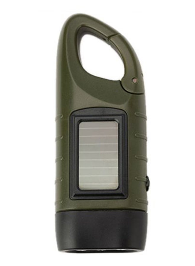 Solar Power Hand Crank LED Flashlight 15.00X6.00X4.00cm