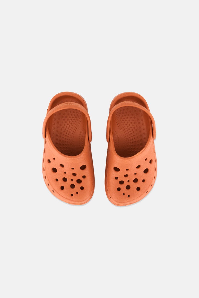 Woz Toddlers Boy Slip On Clogs, Brown - Image 3