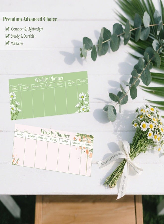 Well Tile 120 Sheets Weekly Planner Notepad Weekly Calendar Pad 3.8x10 Inch-To Do List Notepad Desk Schedule Planner for Student Habit Tracker Reminder Office School - Image 2