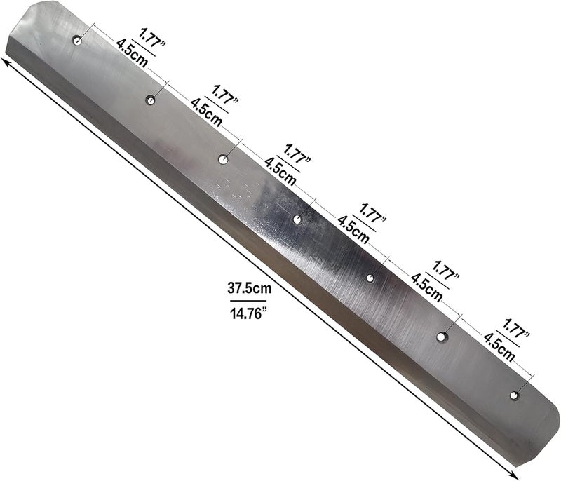 HFS (R) Heavy Duty Guillotine Paper Cutter 400 Sheet Capacity | Solid Steel Construction (A4-12'' Cutter Blade) - Image 5