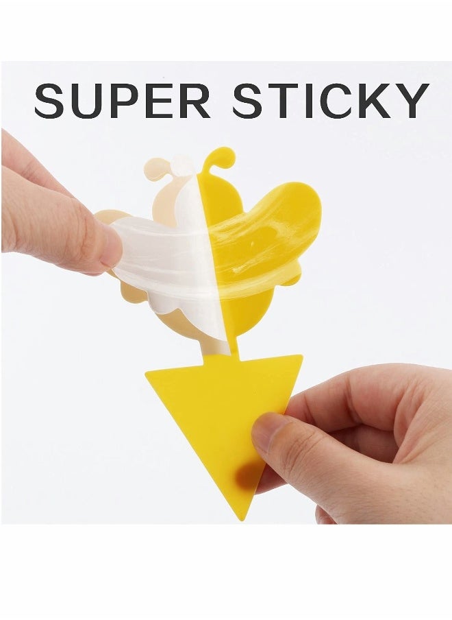 Generic 36Pcs Sticky Insect Board  Yellow Fruit Fly Sticky Waterproof Traps Outdoor and Indoor Safe and Non-toxic Upgraded Strong Adhesive UV Resistant (Panda & Bee & Devil)  - Image 3