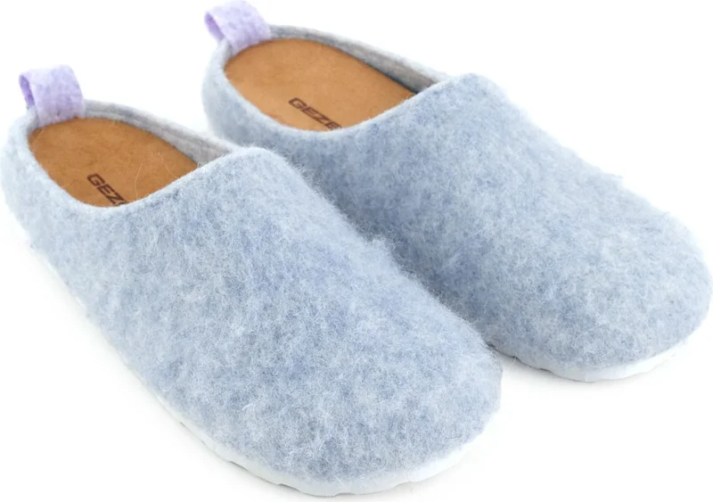 جيزر Women's Winter Comfortable Sole Felt Home Garden Slippers