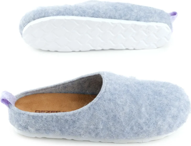 جيزر Women's Winter Comfortable Sole Felt Home Garden Slippers