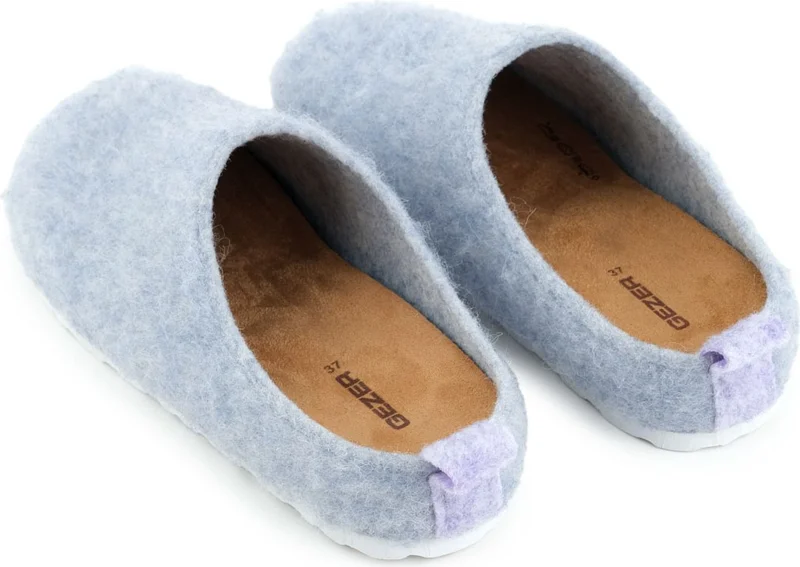 جيزر Women's Winter Comfortable Sole Felt Home Garden Slippers
