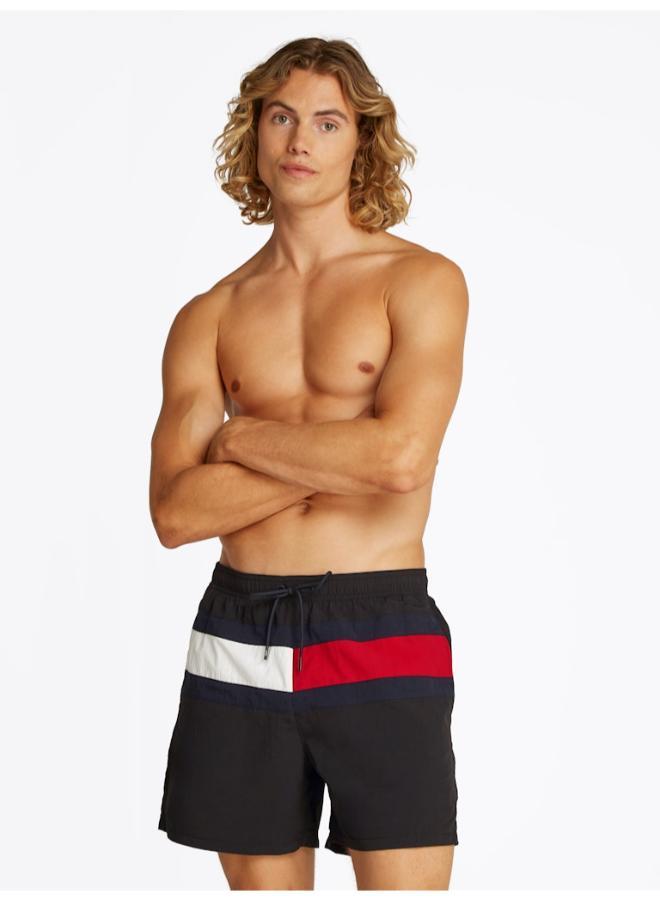 تومي هيلفيغر شورت متوسط برباط وشعار - Image 1