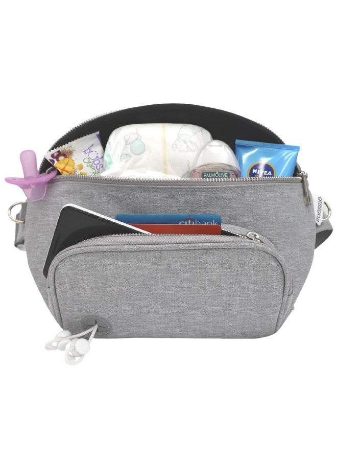 Suessie Fanny Pack Diaper Bag - with Baby Changing Pad & Waterproof Wipes Pocket - Stroller Organizer - Image 1