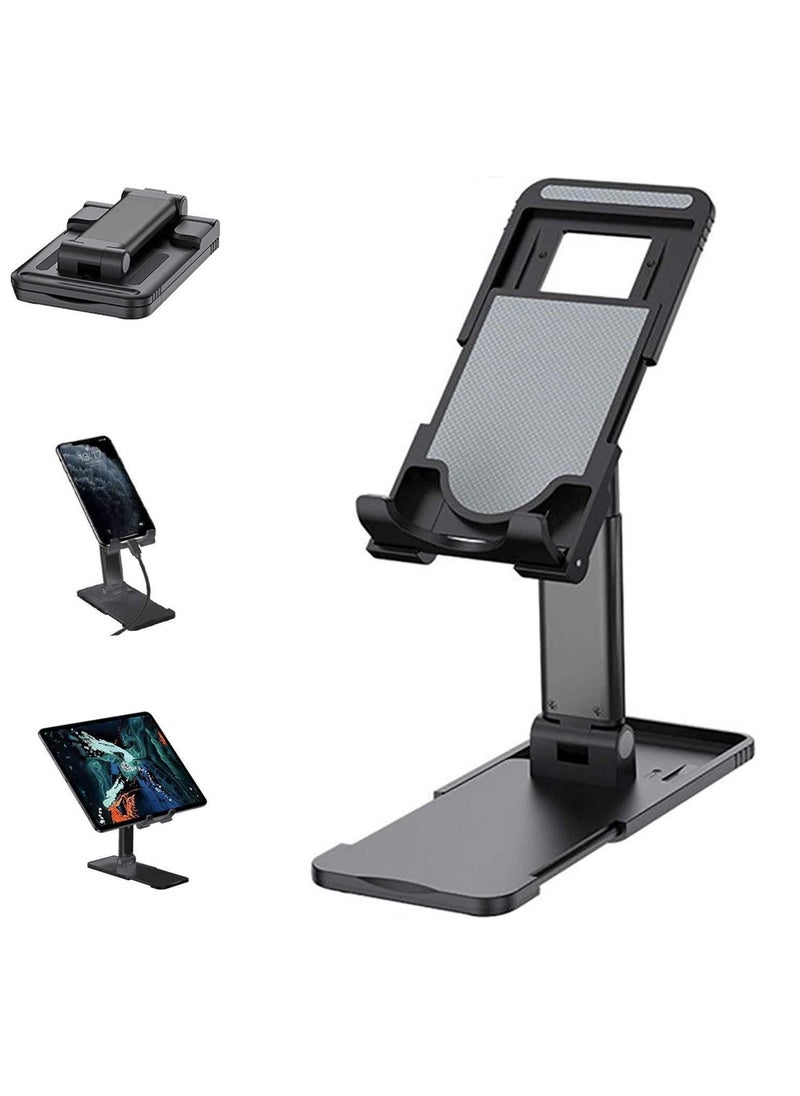 Bills Adjustable Mobile Phone Stand Table Mobile Phone Holder, Universal Foldable Mobile Phone Holder, Multi-Angle Adjustable Desk Mobile Phone Holder, Multi-Device up to 32.9 cm (12.9 Inches)  - Image 1