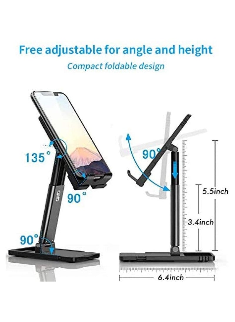 Bills Adjustable Mobile Phone Stand Table Mobile Phone Holder, Universal Foldable Mobile Phone Holder, Multi-Angle Adjustable Desk Mobile Phone Holder, Multi-Device up to 32.9 cm (12.9 Inches)  - Image 5