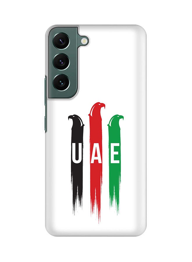 Stylizedd Case for Samsung Galaxy S22 5G Slim Snap Classic Series Shield Matte Finish Print - UAE Falcons - Image 1