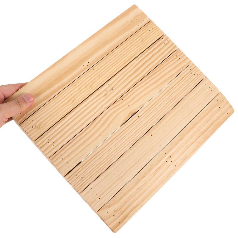 Wooden Wheelchair Ramp Curb Ramp Threshold Slope Pad 30.8 X 30 X 8 Cm For Home Steps Doorway Scooter Motorcycle - Image 5
