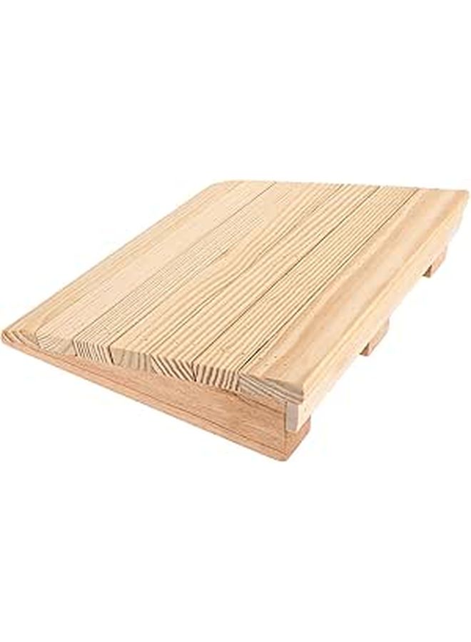 Wooden Wheelchair Ramp Curb Ramp Threshold Slope Pad 30.8 X 30 X 8 Cm For Home Steps Doorway Scooter Motorcycle - Image 1