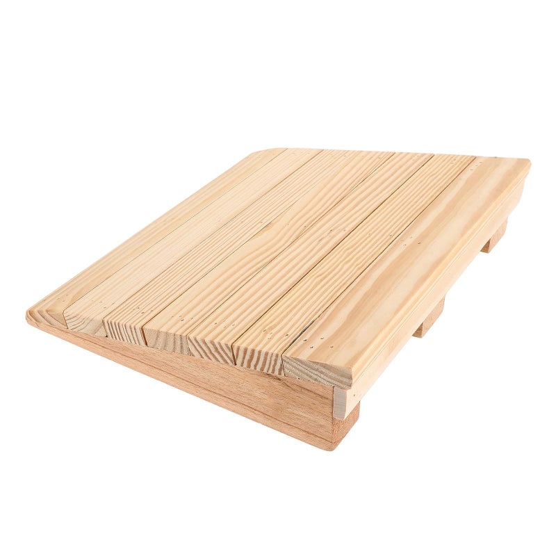 Wooden Wheelchair Ramp Curb Ramp Threshold Slope Pad 30.8 X 30 X 8 Cm For Home Steps Doorway Scooter Motorcycle - Image 2