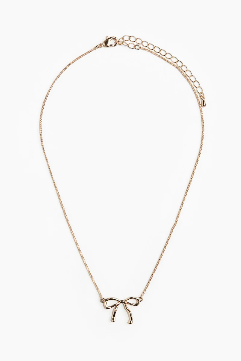 H&M Bow-pendant necklace