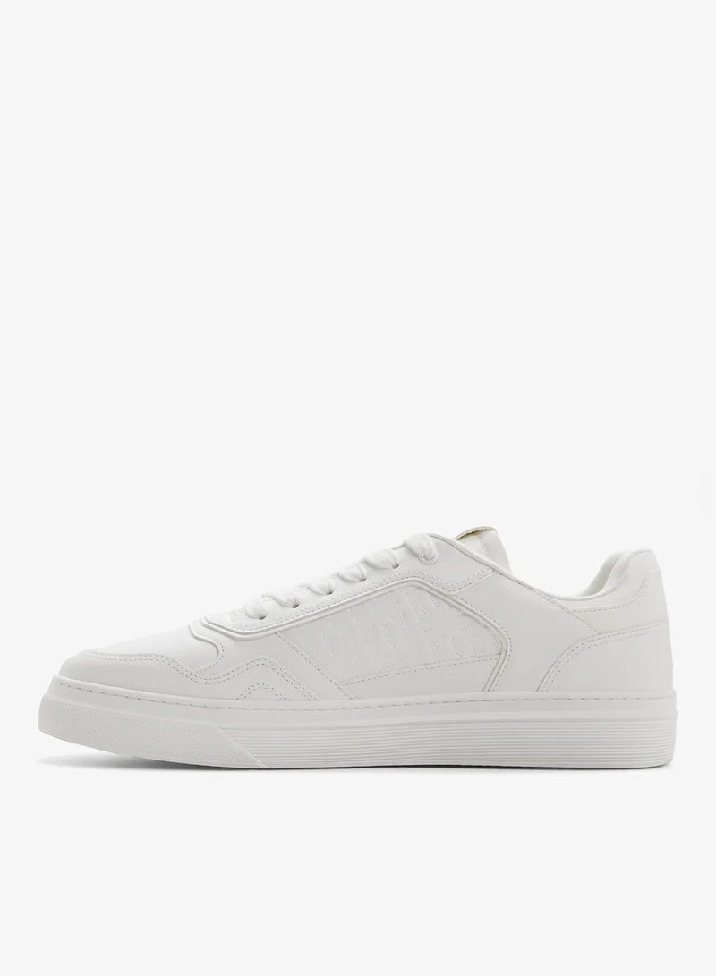 ALDO  DESMOND Embossed Lace Up Sneakers for Men | Best Price UAE