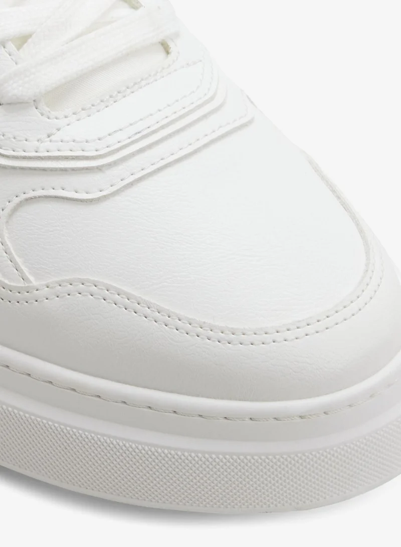 ALDO  DESMOND Embossed Lace Up Sneakers for Men | Best Price UAE