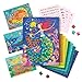 DJECO Mermaids Song Mosaic Arts Crafts Kit Create Your Own Glittery Underwater Scene for School Fun Creative for Family Friends Boys Girls Educational Sticker Foam for Kids 5 - Image 3