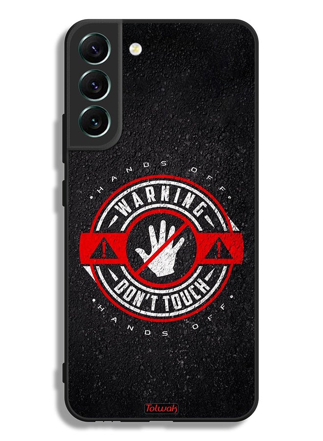 Tolwak Samsung Galaxy S22 Plus 5G Protective Case Cover Warning Do Not Touch - Image 3