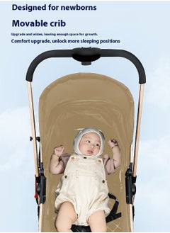 Baby Stroller, Portable And Foldable Travel Stroller For Baby Newborn, Lightweight Pram With Detachable Table And Bassinet 747-9 Khaki - pzsku/Z272630520A90BC80AEC3Z/45/_/1735890682/04165bbf-8def-4ee6-87ab-8d5db2f8ed89