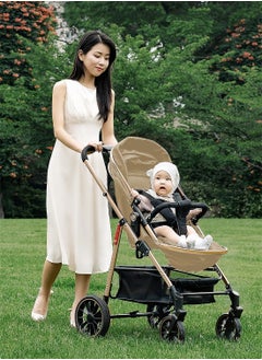 Baby Stroller, Portable And Foldable Travel Stroller For Baby Newborn, Lightweight Pram With Detachable Table And Bassinet 747-9 Khaki - pzsku/Z272630520A90BC80AEC3Z/45/_/1735891250/e534251a-9d3b-4630-ba36-ad014004e383