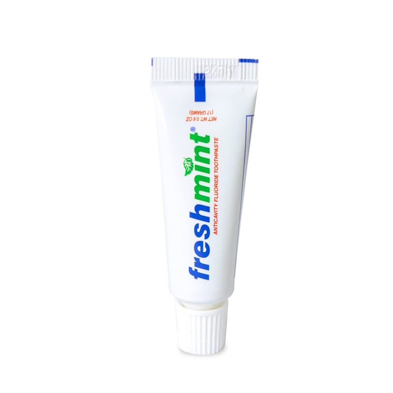 Freshmint 144 Tubes of Freshmint 06 oz Anticavity Fluoride Toothpaste Tubes do not have individual boxes for extra savings Travel Size - Image 1