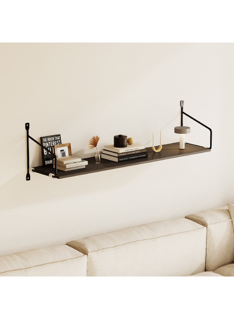 Home Box Monty Large 1-Tier Metal Shelf 80 x 17 x 20 cm - Image 1