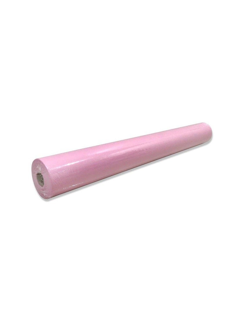 Viva Disposable Non-Woven Bed Cover Roll Pink