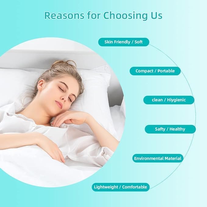 WROPZO Disposable Travel Bedding Set, Fitted Sheet with Quilt Cover and Pillowcase, Hotel Hospital Use, Pack of 4 Pieces - Image 2