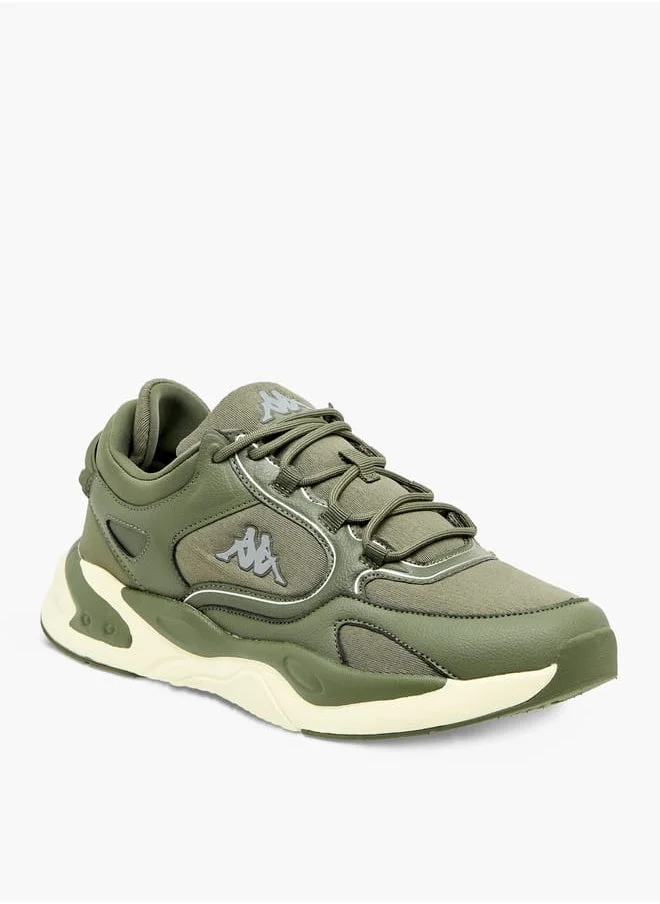 كابا Mens Panelled Lace-Up Sports Shoes