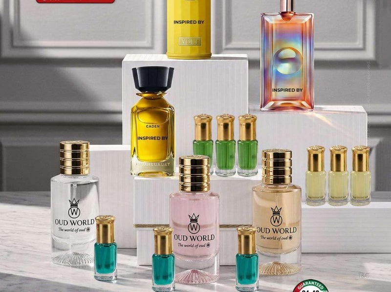 Oud World مجموعة عود وورلد كومبو 23 - ثلاثي عطور فولت قيساح، إيدول نكتار وعمان مود | مزيج من الورد الحلو والعود - Image 2
