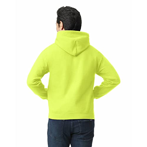 Gildan Adult Fleece Hoodie Sweatshirt, Style G18500, Multipack, Safety Green (1-Pack), Small - Image 3