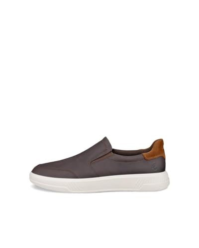 ECCO Men's Move Slip On Sneaker, Coffee/Camel Suede, 8-8.5 - Image 3
