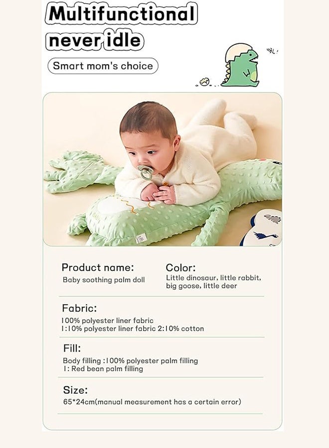 مُربِّت الأطفال للنوم، مساعد النوم للوقاية من الانهيارات، لعبة نوم مهدئة مع وسادة تربيت لطيفة، 3 مستويات قابلة للتعديل لمحاكاة التربيت التلقائي للأم، مجموعة هدايا لحديثي الولادة - Image 5