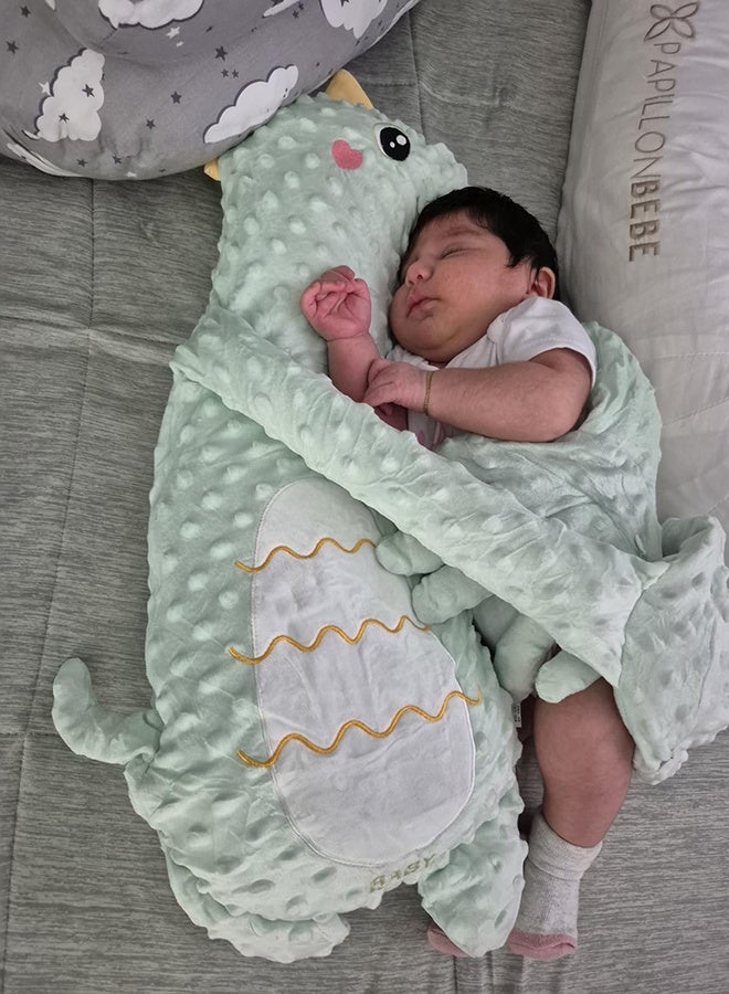 مُربِّت الأطفال للنوم، مساعد النوم للوقاية من الانهيارات، لعبة نوم مهدئة مع وسادة تربيت لطيفة، 3 مستويات قابلة للتعديل لمحاكاة التربيت التلقائي للأم، مجموعة هدايا لحديثي الولادة - Image 2