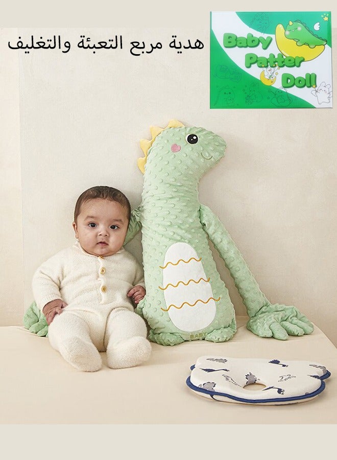 مُربِّت الأطفال للنوم، مساعد النوم للوقاية من الانهيارات، لعبة نوم مهدئة مع وسادة تربيت لطيفة، 3 مستويات قابلة للتعديل لمحاكاة التربيت التلقائي للأم، مجموعة هدايا لحديثي الولادة - Image 1