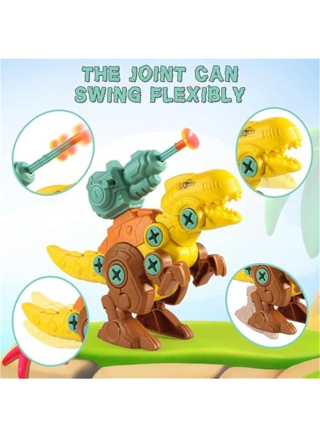 Loquat Kids Building Dinosaur Toys - Boys STEM Take Apart Construction Set Educational Dino Kit with Play Mat Party Favors  Birthday Gifts for Toddler Girls Age 3 4 5 6 7 8 + Year Old - Image 4