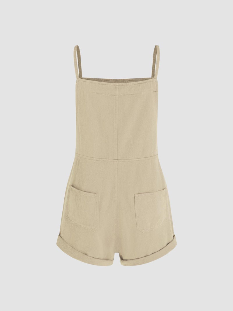 CIDER Overall Shorts For Women Jean Denim Rompers Adjustable Strap Loose Fit Overalls Summer Casual Outfits with Pockets - Image 5